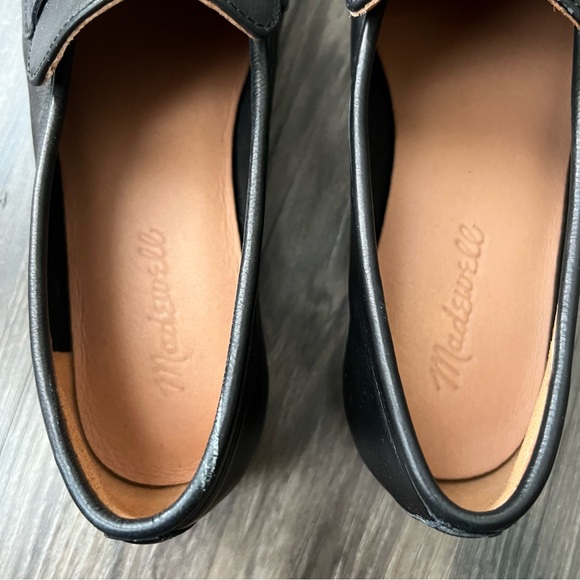 Madewell Black Leather Women The Lacey Loafers Style NN049 - Picture 6 of 16